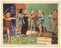 4w296 QUEEN OF OUTER SPACE LC #6 '58 sexy Zsa Zsa Gabor on Venus captured by female aliens!