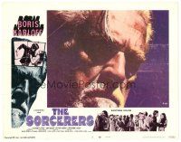 4w317 SORCERERS LC #6 '67 best super close up of creepy Boris Karloff, English horror!