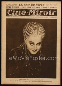 4w004 CINE-MIROIR APRIL 16, 1927 French magazine Brigitte Helm in Fritz Lang's classic Metropolis!