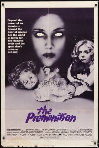 4w699 PREMONITION 1sh '75 beyond the power of an exorcist, damned souls dying to get out!
