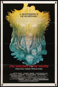 4w771 WATCHER IN THE WOODS 1sh '80 Disney, it was just game until a girl vanished for 30 years!