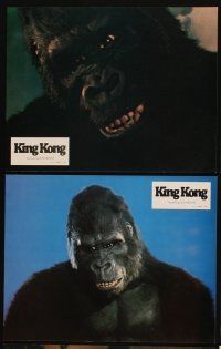 4w032 KING KONG set of 10 French LCs '76 great images of sexy Jessica Lange & BIG Ape!