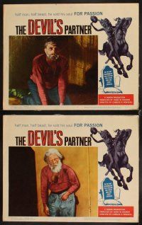 4w375 DEVIL'S PARTNER 8 LCs '61 great border art of sexy Jean Allison riding centaur, black magic!