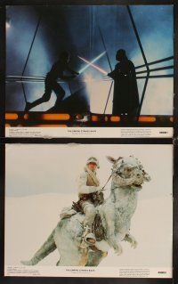 4w380 EMPIRE STRIKES BACK 8 color 11x14 stills '80 George Lucas classic, wonderful images w/ slugs!
