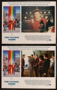 4w418 STAR TREK IV 8 LCs '87 Leonard Nimoy, William Shatner, DeForest Kelley, Doohan, San Francisco