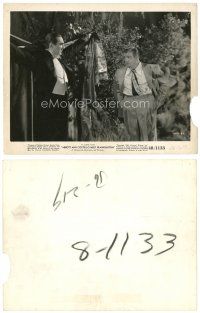 4x282 ABBOTT & COSTELLO MEET FRANKENSTEIN 8x10 still '48 c/u of Bud with Bela Lugosi as Dracula!