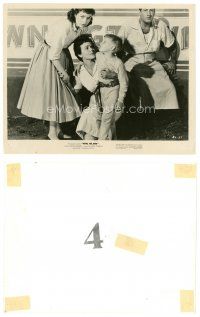 4x287 BLOB 8x10 still '58 close up of scared Aneta Corsaut with young boy & two others!