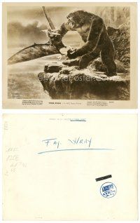 4x301 KING KONG 8x10 still R42 special effects image of ape rescuing Fay Wray from pterodactyl!