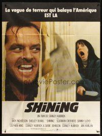 4x120 SHINING French 1p '80 Stephen King & Stanley Kubrick horror masterpiece, Jack Nicholson!