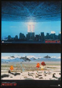 4x134 INDEPENDENCE DAY 2 German LCs '96 Roland Emmerich sci-fi, cool images of alien spaceships!