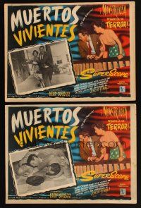 4x140 INVASION OF THE BODY SNATCHERS 7 Mexican LCs '56 classic horror, ultimate science-fiction!