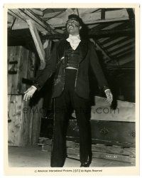 4x285 BLACULA 8x10 still '72 great full-length portrait of black vampire William Marshall!