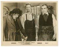 4x288 BLOOD OF THE VAMPIRE 8x10 still '58 disfigured Victor Maddern with Donald Wolfit & Ball!