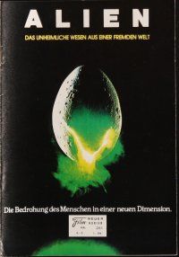 4x241 ALIEN Austrian program '79 Ridley Scott outer space sci-fi monster classic, different!