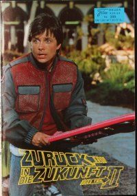 4x242 BACK TO THE FUTURE II Austrian program '89 Michael J. Fox & Christopher Lloyd, different!