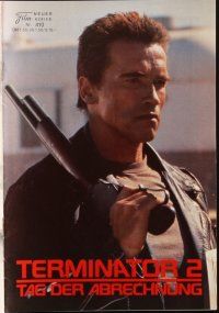 4x270 TERMINATOR 2 Austrian program '91 different images of cyborg Arnold Schwarzenegger!