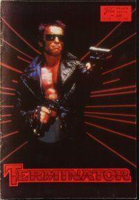 4x269 TERMINATOR Austrian program '85 different images of cyborg Arnold Schwarzenegger with gun!