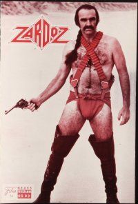 4x271 ZARDOZ Austrian program '74 different images of Sean Connery & naked Charlotte Rampling!