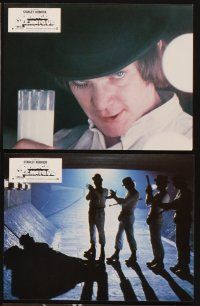 4x279 CLOCKWORK ORANGE 12 French LCs R82 Stanley Kubrick classic, Malcolm McDowell, great images!