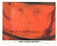 4x281 2001: A SPACE ODYSSEY 8x10 mini LC #5 '68 Stanley Kubrick, c/u of Kier Dullea killing HAL!