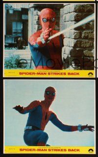 4x408 SPIDER-MAN STRIKES BACK 7 8x10 mini LCs '78 Marvel Comics, Spidey in his greatest challenge!