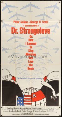 4z034 DR. STRANGELOVE 3sh '64 Stanley Kubrick classic, Sellers, Tomi Ungerer art!