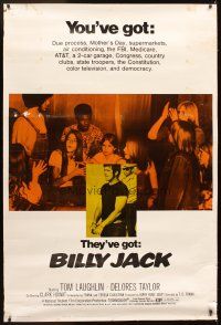 4z208 BILLY JACK 40x60 '71 Tom Laughlin, Delores Taylor, most unusual boxoffice success ever!