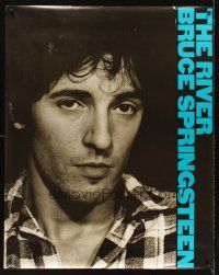 4z116 BRUCE SPRINGSTEEN: THE RIVER 37x47 music poster '80 includes Summer Tour '81 snipe!
