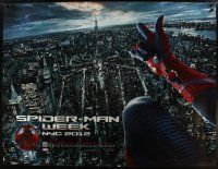 4z190 AMAZING SPIDER-MAN DS special 46x60 '12 cool image of Spidey's arm over city!