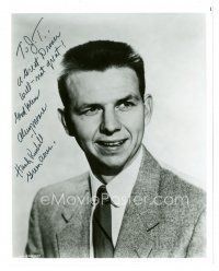 5a653 ALVY MOORE signed 8x10 REPRO still '80s head & shoulders portrait of the Green Acres star!