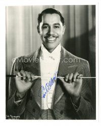 5a683 CAB CALLOWAY signed 8x10 REPRO still '80s great close smiling portrait of the bandleader!
