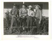 5a715 EDDIE DEAN signed 8x10 REPRO still '80s great portrait with cowboys from Black Hills!