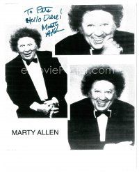 5a823 MARTY ALLEN signed 8x10 REPRO still '80s three wacky images of the slapstick funnyman!