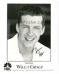 5a420 SEAN HAYES signed 8x10 publicity still '00 head & shoulders c/u of the Will & Grace star!