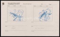 5a032 FAMILY GUY animation art '00s Seth McFarlane cartoon, Lois with lobster in her shirt!