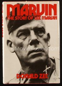 5a318 LEE MARVIN signed first edition hardcover book '80 his biography The Story of Lee Marvin!