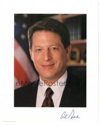 5a388 AL GORE signed color 8x10 publicity still '00s portrait of the inventor of the Internet!