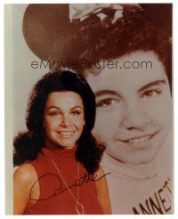 5a660 ANNETTE FUNICELLO signed color 8x10 REPRO still '80s as adult & teen in Mickey Mouse Club!