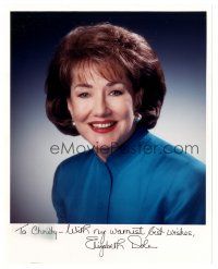 5a401 ELIZABETH DOLE signed color 8x10 publicity still '00s former U.S. Senator & wife of Bob Dole!
