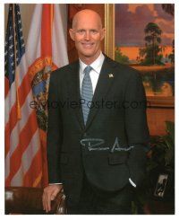5a418 RICK SCOTT signed color 8x10 publicity still '00s Governor of Florida & former Columbia CEO!