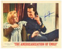 5a178 AMERICANIZATION OF EMILY signed LC #7 '64 by James Garner, who's rounding up pretty girls!