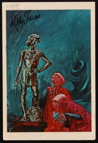 5a341 KELLY FREAS signed postcard '78 on his The Light That Never Was painting!