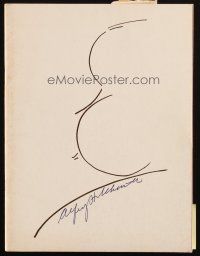 5a276 ALFRED HITCHCOCK signed program book '74 from the gala honoring him in New York City!