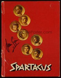 5a278 JEAN SIMMONS signed hardcover program book '61 from Stanley Kubrick's Spartacus!