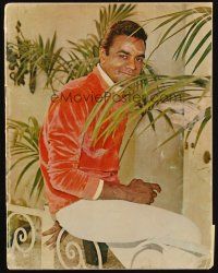 5a279 JOHNNY MATHIS signed program '79 the singer of Wonderful! Wonderful! & It's Not For Me To Say