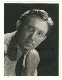 5a262 SPENCER TRACY signed deluxe 10x13 still '30s wonderful portrait by Willinger!
