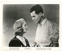 5a443 AUDREY TOTTER signed 8x10 still '49 close up looking up at Robert Ryan from The Set-Up!