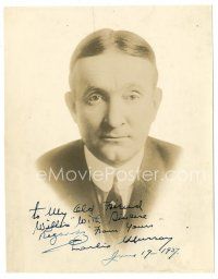 5a462 CHARLES MURRAY signed deluxe 7x9 still '19 head & shoulders portrait of the silent star!