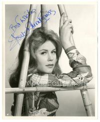 5a501 ELIZABETH MONTGOMERY signed 8x10 still '60s great close up of the sexy Bewitched actress!