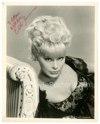 5a502 ELKE SOMMER signed 8x10 still '60s close up of the sexy German blonde wearing lace!